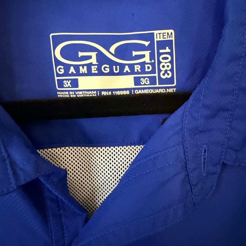 GameGuard GG Mens Blue and Sage Green Shirts size 3X - Picture 3 of 8